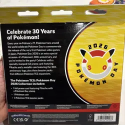 Pokemon Day Pikachu Collection Box Mega Phantasmal Flames NEW & Sealed - Image 3