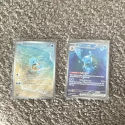Nintendo Pokemon TCG Squirtle & Blastoise EX Card (will sell separately) - Image 1