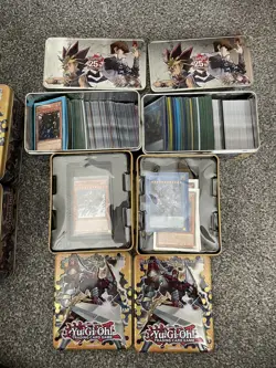 Yu-Gi-Oh Massive CARD Near Mint to Light PlayBulk Joblot Bundle with 9 Tins - Image 5