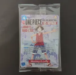 Bandai Monkey.D.Luffy P-055 One Piece Card Game US Voyage Promo Card English - Image 1