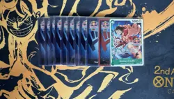 Red Bull x One Piece Card Game Double DON!! Monkey D. Luffy Promo + Foil Don Set - Image 1