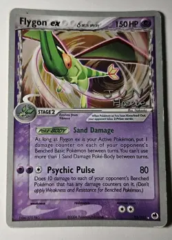 Flygon ex 92/101 World Championships 2007 Promo EX Delta Species Pokemon Card MP - Image 1