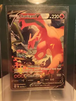 Charizard V Alternate Full Art Holo Card 154/172 Swsh09 Brilliant Stars NM - Image 1