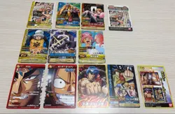 One Piece Data Carddass Miracle Battle Carddass Toriko Jump Card Set Authentic - Image 1