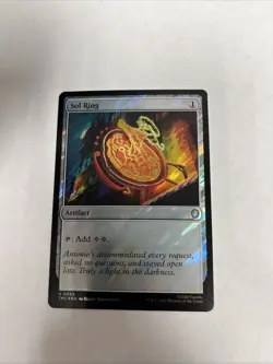 Sol Ring Surge Foil TMNT Card #0059 MTG LP - Image 1