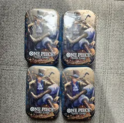 ONE PIECE CARD GAME - Mini TIN PACK- Lot Of 4 Tins Set VOL. 2 - Image 1