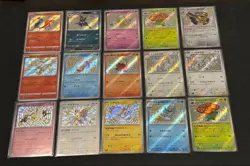 Pokemon Card Shiny Set 15 Cards Used Authentic Collectible Trading Card Bundle - Image 1