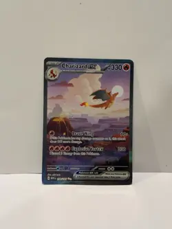 Pokemon TCG Charizard EX 151 Ultra Rare Card Scarlet & Violet Series 199/165 NM - Image 1