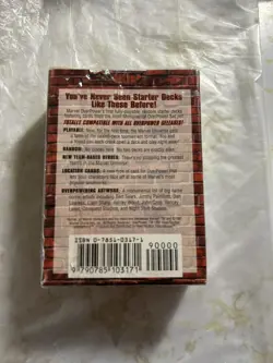 1997 Monumental Marvel Over Power Card Game Starter Deck Factory Sealed - Image 5