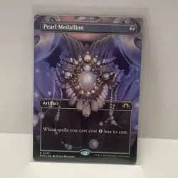 MTG Pearl Medallion (Borderless), Modern Horizons 3 (MH3) Regular Magic NM - Image 1