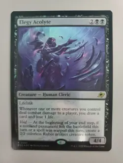 MTG Elegy Acolyte Edge of Eternities Foil Rare - Image 1