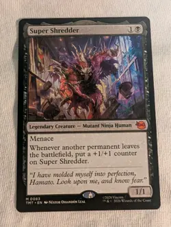 Super Shredder Teenage Mutant Ninja Turtles Magic The Gathering MTG TMNT 0083 M - Image 1