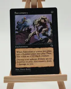 Sarcomancy Tempest Magic Karte MTG englisch (Leichenkunde) - Image 1