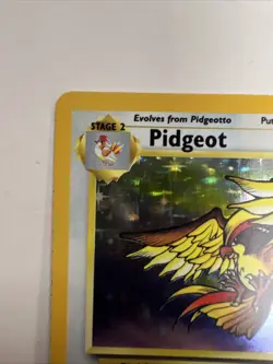 Pokemon TCG Pidgeot Jungle 8/64 Holo Unlimited Holo Rare LP - Image 3