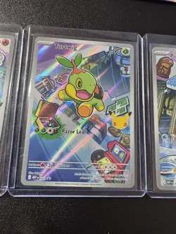 Pokemon 30th Anniversary First Partner Chimchar, Piplup, Turtwig Set of 3 Promo - Image 2
