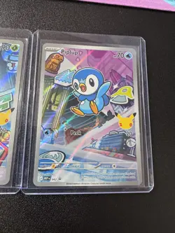 Pokemon 30th Anniversary First Partner Chimchar, Piplup, Turtwig Set of 3 Promo - Image 3