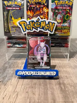 Pokemon Team Rockets Mewtwo 213 Ultra Rare - Destined Rivals - - Image 1