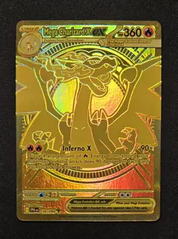 Pokemon Phantasmal Flames Mega Charizard X EX Hyper Rare 130/094 - Image 1