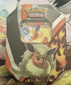Pokemon TCG - Eevee Evolutions Tin Flareon - New Factory Sealed - Image 1