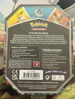 Pokemon TCG - Eevee Evolutions Tin Flareon - New Factory Sealed - Image 2
