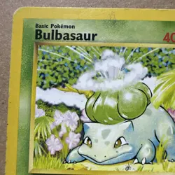 Bulbasaur 67/130 Base Set 2 Pokemon TCG WotC Vintage LP - Image 2