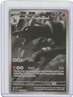 Pokemon Houndoom 066/064 Illustration Rare Sv: Shrouded Fable 120 HP - Image 1