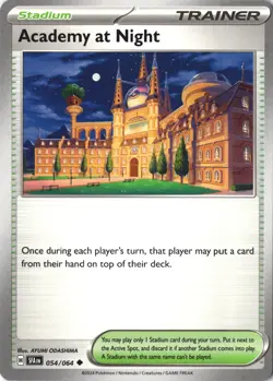 4x Academy at Night PLAYSET 054/064 SFA x4 Stadium NM Pokemon TCG FAST SHIPPING - Image 3