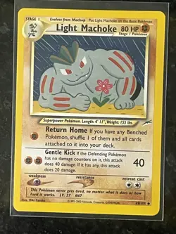 Pokemon - Light Machoke - Neo Destiny 49/105 - Uncommon - VLP - Image 1