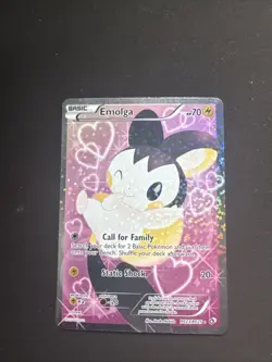Pokemon Emolga RC23/RC25 Radiant Collection Holo LP - Image 1