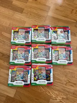 8X Pokemon TCG🌳First Partner Illustration Collection Series 1 Box New Sealed ✅ - Image 1