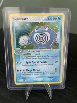 Pokemon Poliwrath 11/112 FireRed & LeafGreen Reverse Holo Rare LP or better - Image 1