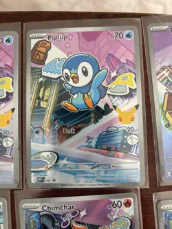 Pokemon 30th Anniversary First Partner Illustration Rare Lot Of 9! NEAR MINT - Image 3
