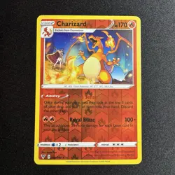 Pokemon TCG Charizard Vivid Voltage 025/185 Reverse Holo Rare - Image 1