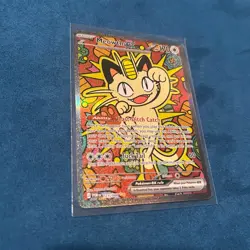 Pokemon Meowth ex Full Art Holo SIR 121/088 Perfect Order | Secret Rare NM/M - Image 3
