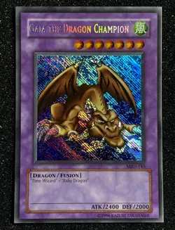 Yugioh Thousand Dragon Gaia The Dragon Champion MRD-143 Misprint Error NFC 1/48 - Image 1