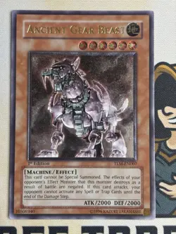 TLM-EN007 Ancient Gear Beast 1st Edition Ultimate Rare YuGiOh! NM EURO Print - Image 3