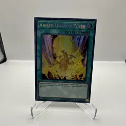 Yugioh Armed Dragon Flash BLVO-EN051 Secret Rare 1st Ed NM - Image 1