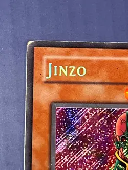 Yugioh Jinzo BPT-011 Secret Rare Unlimited Damaged - Image 4