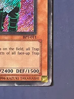 Yugioh Jinzo BPT-011 Secret Rare Unlimited Damaged - Image 5