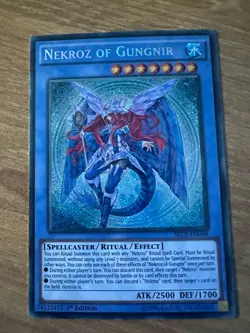 Yu-Gi-Oh! NEKROZ OF GUNGNIR / SECE-EN044/ SECRET RARE / LP - Image 1