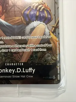 One Piece Monkey D. Luffy P-075 English Promo Tin Set Vol 2 Exclusive Sealed - Image 5