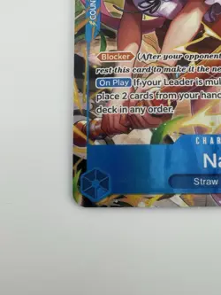 One Piece CCG Nami OP11-054 SR Alt Art A Fist Of Divine Speed English - Foil NM - Image 3