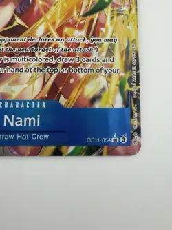 One Piece CCG Nami OP11-054 SR Alt Art A Fist Of Divine Speed English - Foil NM - Image 5