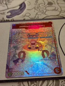 Tony Tony Chopper Alt Art SR Parallel OP08-007 ENG Two Legends One Piece TCG NM - Image 3