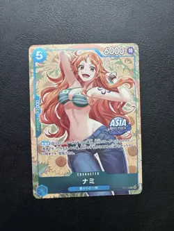 NAMI P-112 ASIA Stamp Promo Mini-tin Pack Set Vol.2 One Piece Asia Rokushiro - Image 1