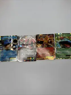 Lot Of Xy Ex Pokemon Cards Very Played Charizard Venasaur Blastoise And Scizor - Image 1