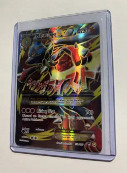 Pokemon TCG M Lucario EX 55a/111 Furious Fists Holo Full Art Ultra Rare Card - Image 1