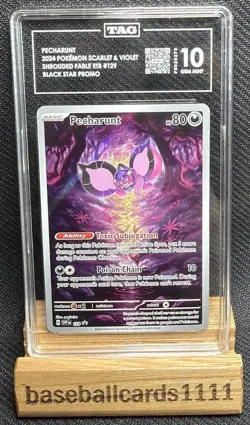 Pecharunt 129 Sv: Scarlet & Violet Promo Cards Holo TAG 10 P2 - Image 1
