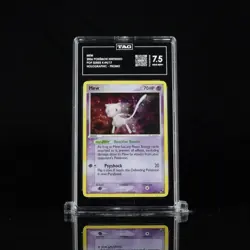 Pokemon Mew 2006 Pop Series 4 Holo Rare Card 4/17 TAG 7.5 - Image 1