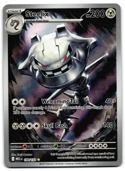 Steelix 150/132 - Mega Evolution Illustration Rare Pokemon TCG - NM Card - Image 1